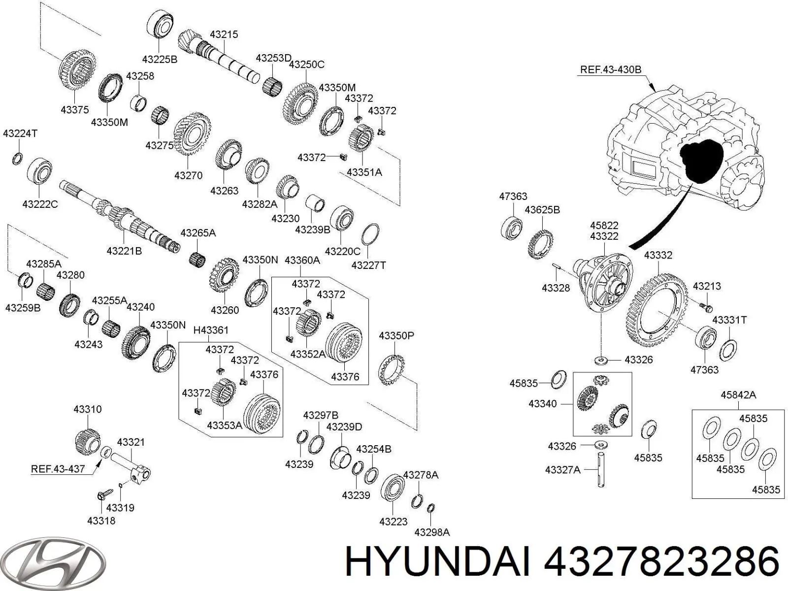 4327823286 Hyundai/Kia