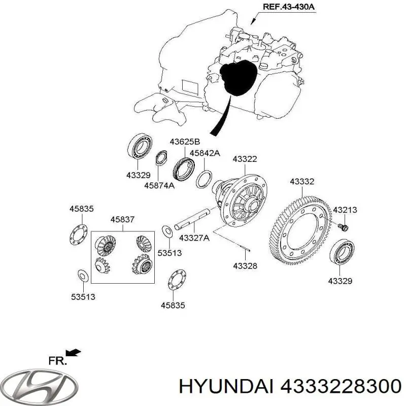 4333228300 Hyundai/Kia