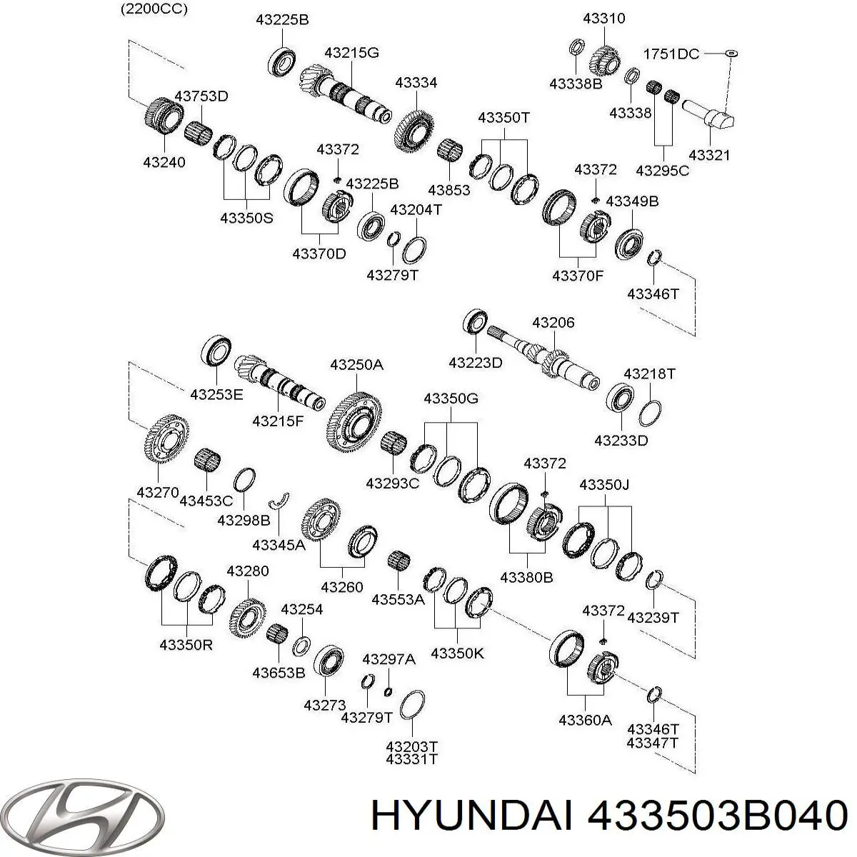 433503B040 Ssang Yong