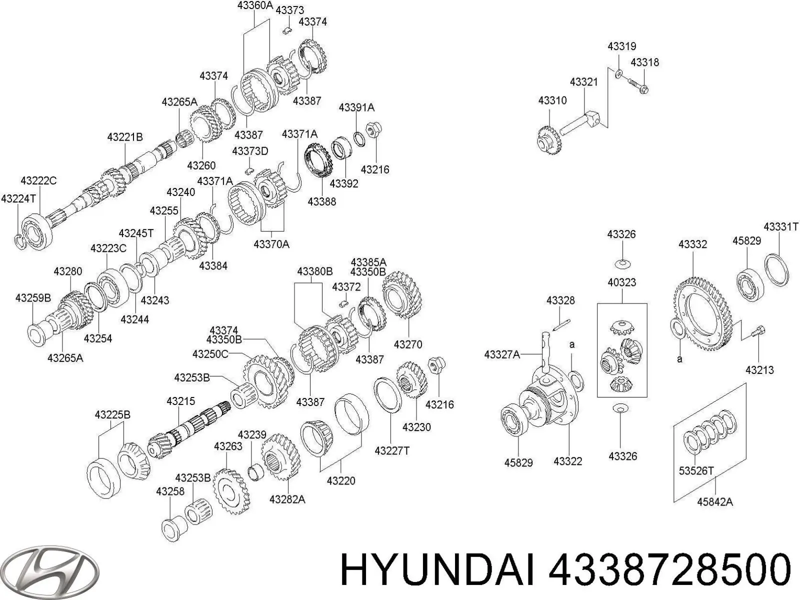 4338728500 Hyundai/Kia