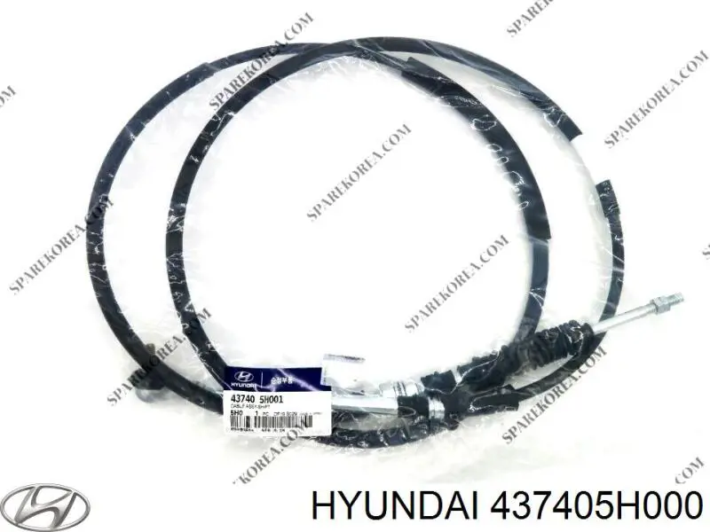 437405H001 Hyundai/Kia cable de accionamiento, caja de cambios (selección de marcha)