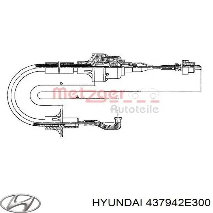 Cable de accionamiento de caja de cambios Hyundai/Kia 437942E300 precio, desde 83,76 EUR