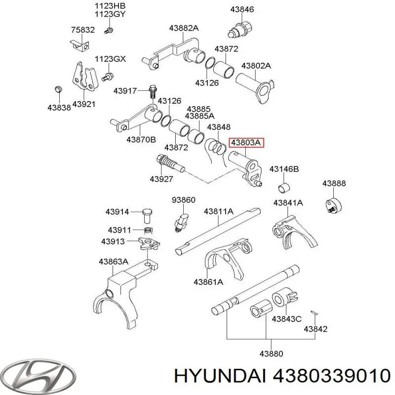 4380339010 Hyundai/Kia