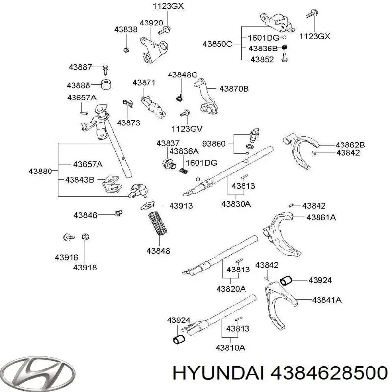 4384639000 Hyundai/Kia