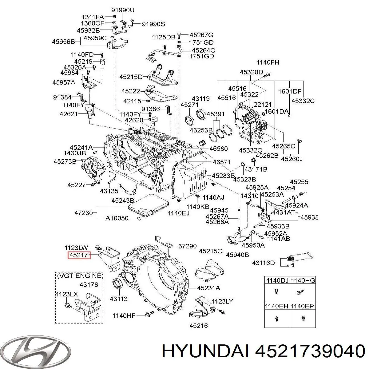 4521739040 Hyundai/Kia