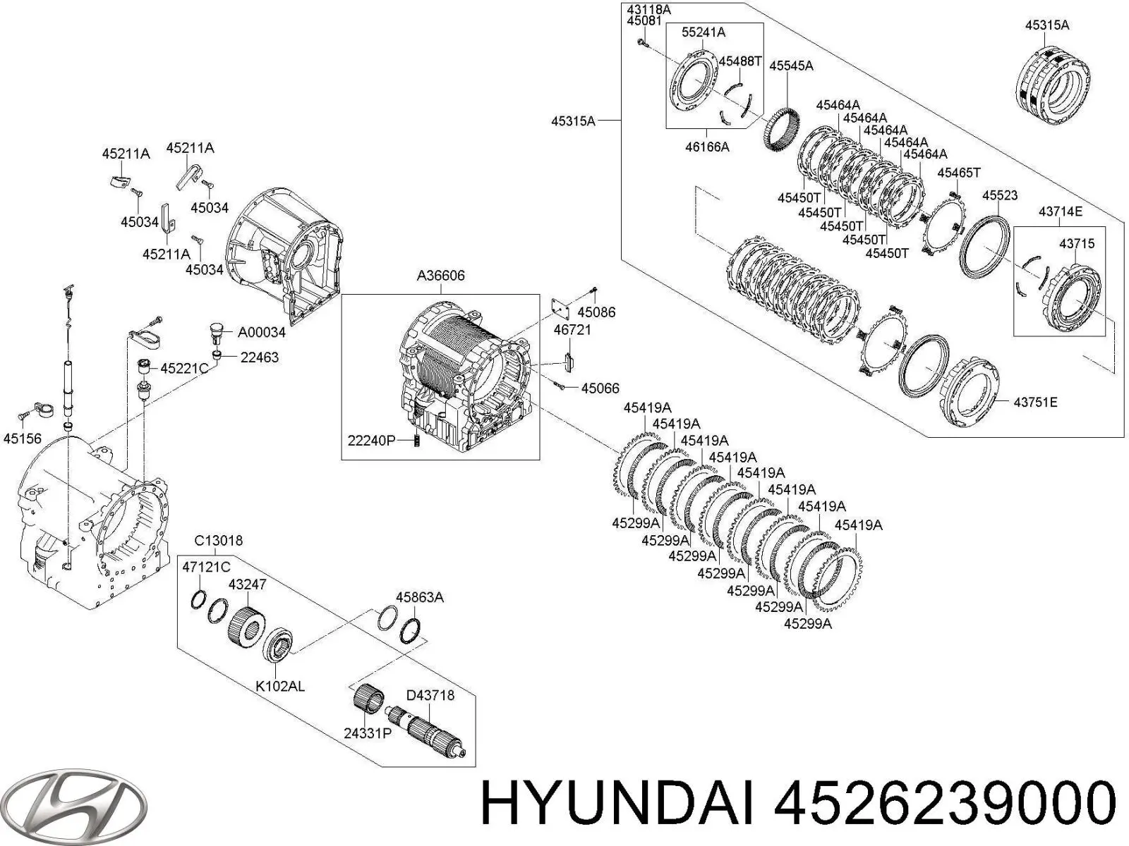  Hyundai/Kia 4526239000 precio, desde  