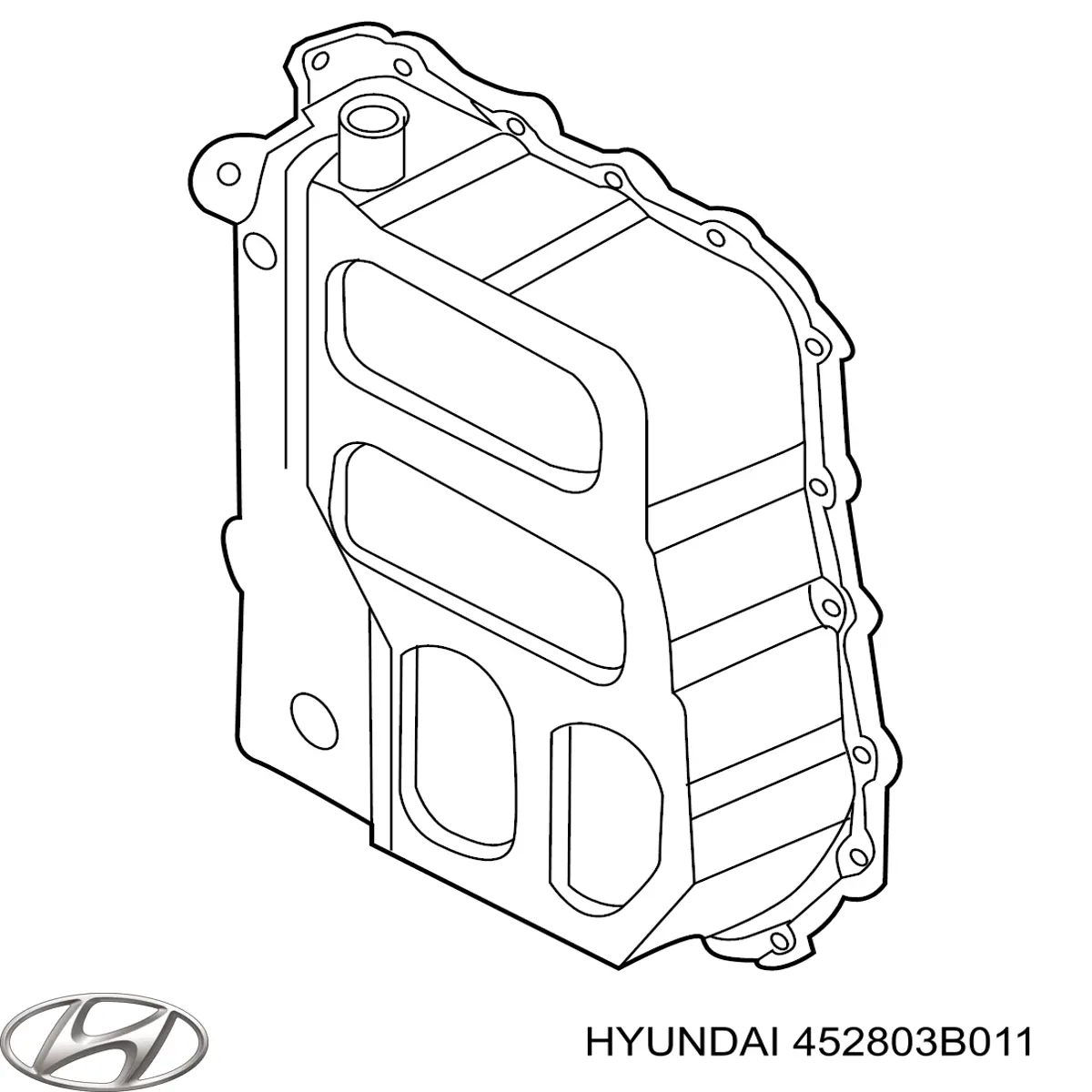 Tapa trasera de la caja de cambios Hyundai/Kia 452803B010