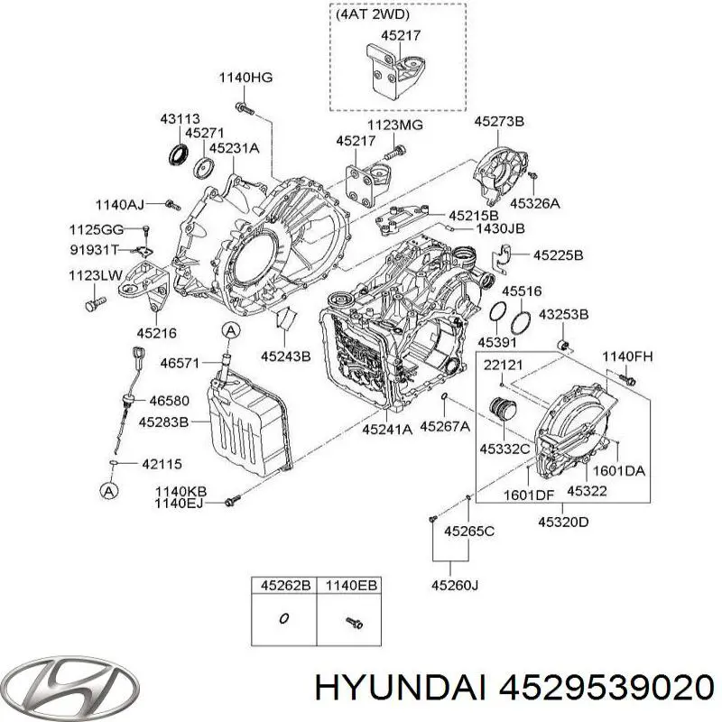  Hyundai/Kia 4529539020 precio, desde 17,48 EUR
