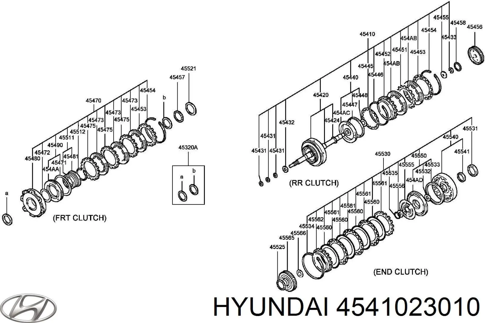 4541023010 Hyundai/Kia