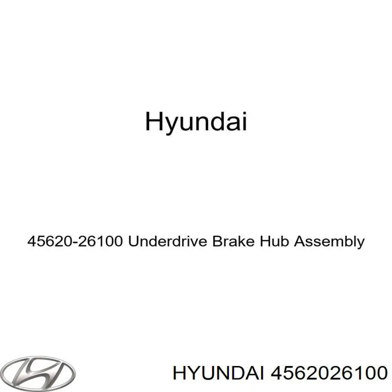 4562026100 Hyundai/Kia