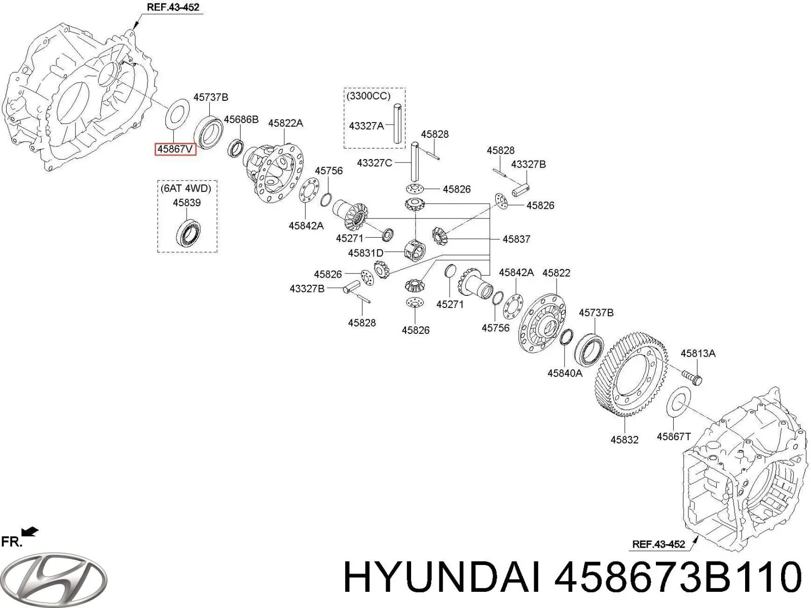 458673B110 Hyundai/Kia