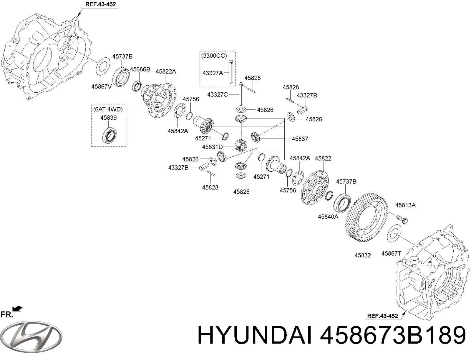 458673B189 Hyundai/Kia