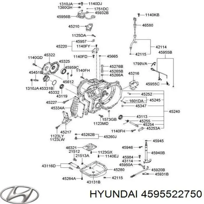 4595522755 Hyundai/Kia sensor de velocidad