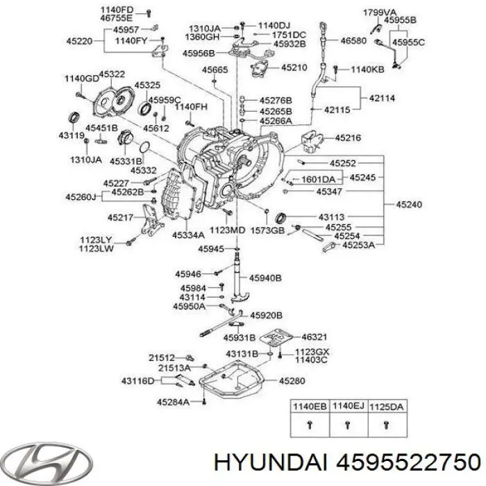 4595522750 Hyundai/Kia Captador de velocidad