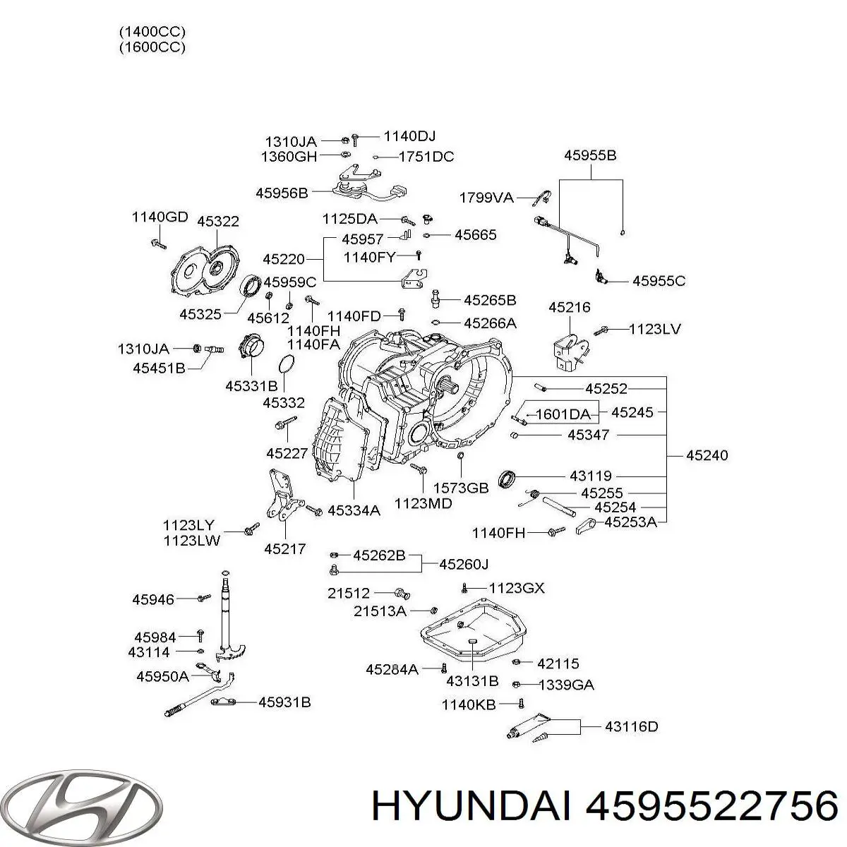 4595522756 Hyundai/Kia sensor de velocidad