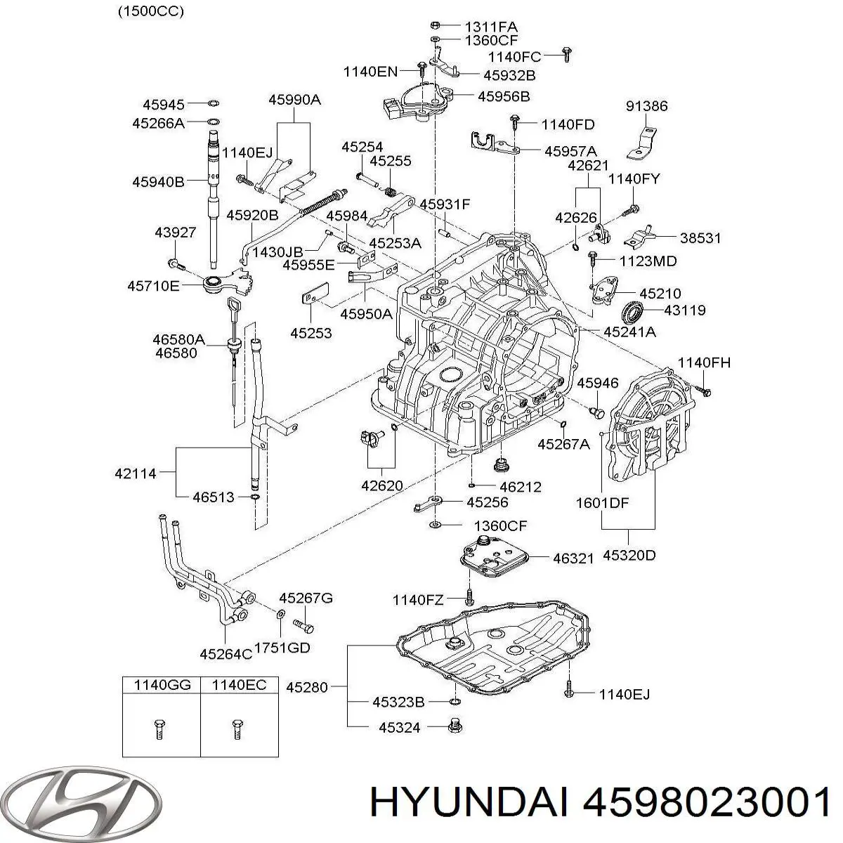 4598023001 Hyundai/Kia