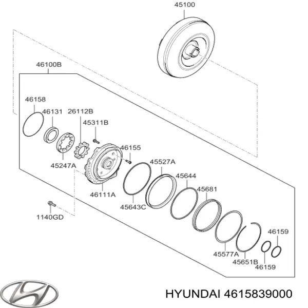 4615839000 Hyundai/Kia