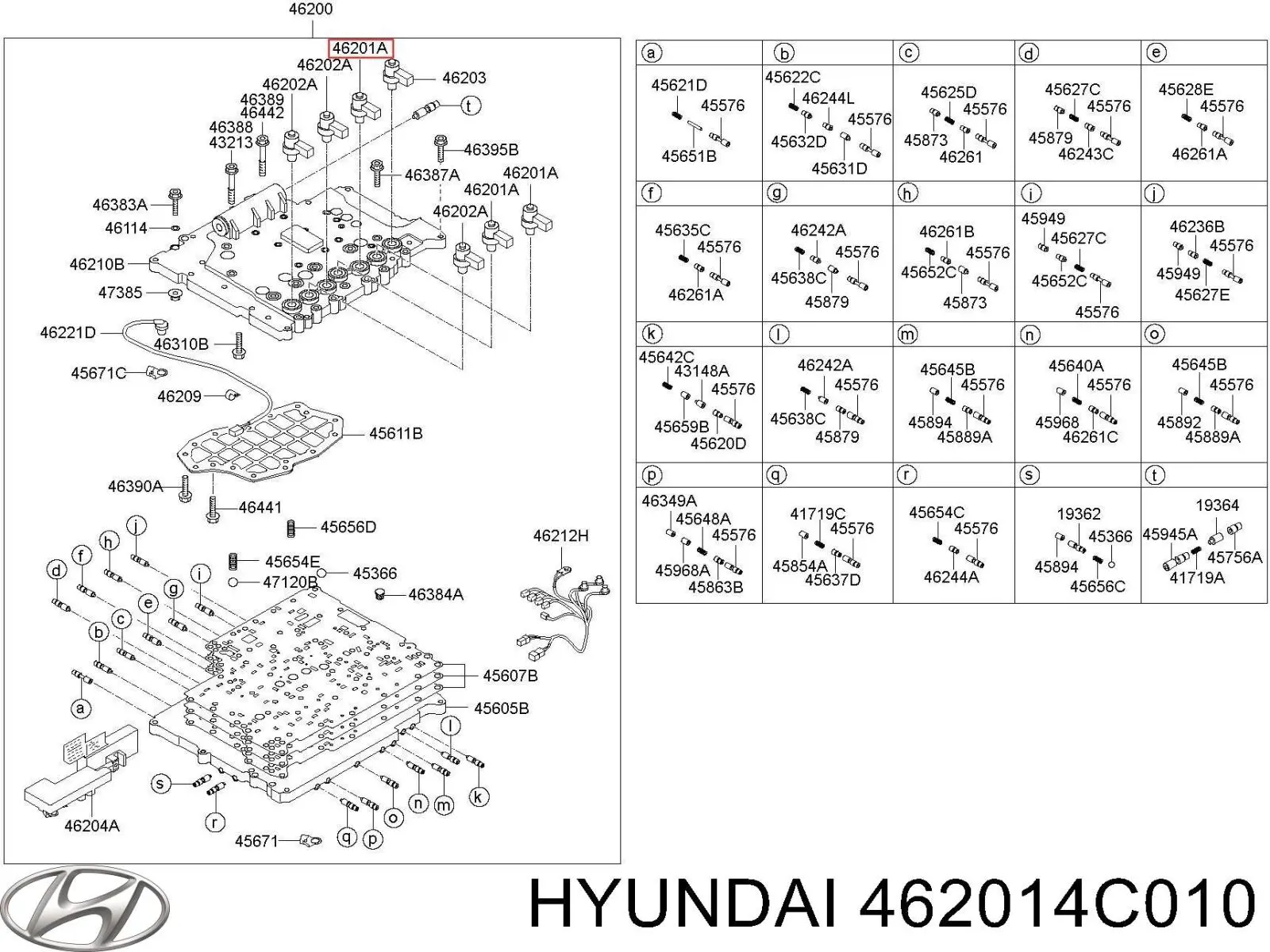 Solenoide de transmisión automática Hyundai/Kia 462014C010 precio, desde 59,31 EUR