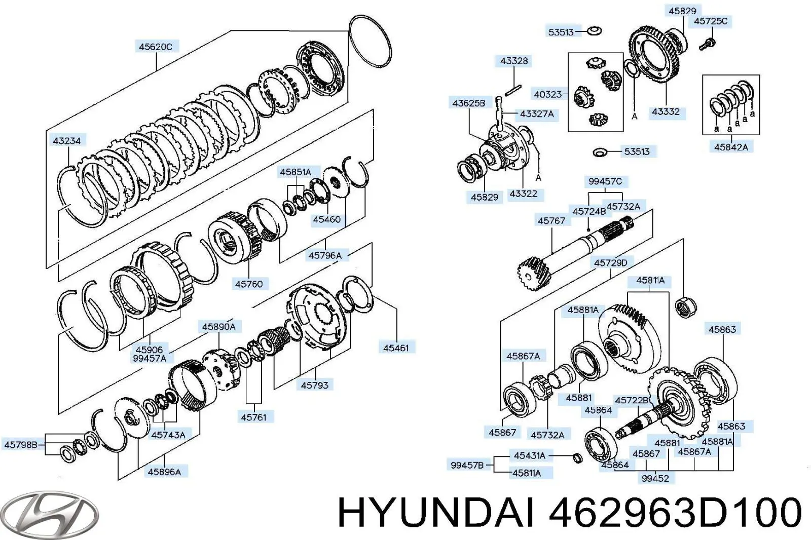 462963D100 Hyundai/Kia