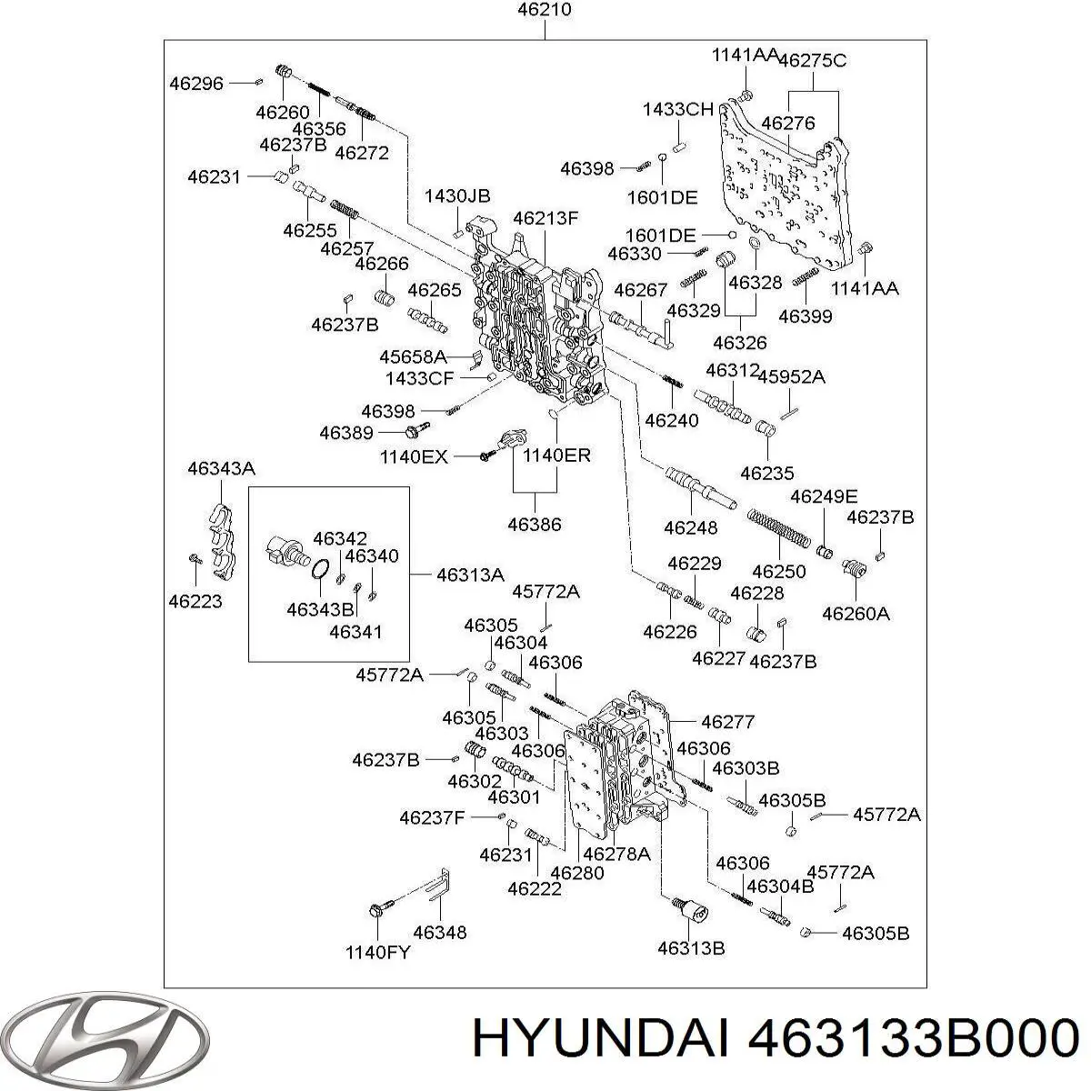 Comprar 463133B000 Hyundai/Kia Solenoide de transmisión automática