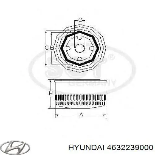 Comprar 4632239000 Hyundai/Kia Filtro de transmisión automática