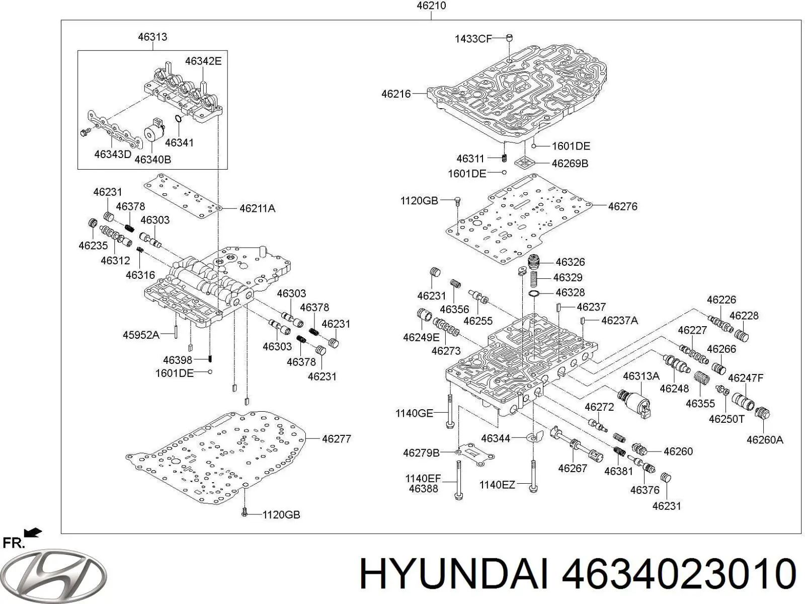 Solenoide de transmisión automática Hyundai/Kia 4634023010 precio, desde 27,51 EUR