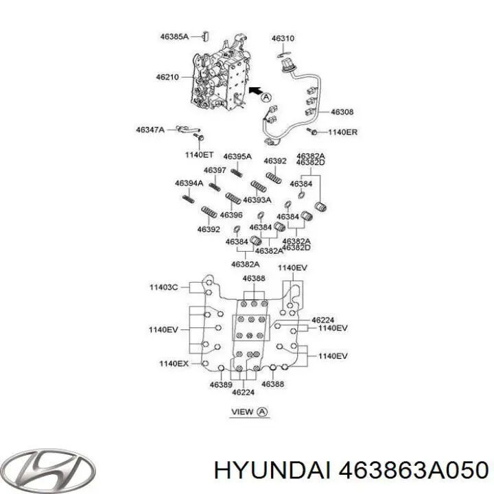 Sensor, de temperatura de aceite caja automatica para Hyundai Grandeur (TG)