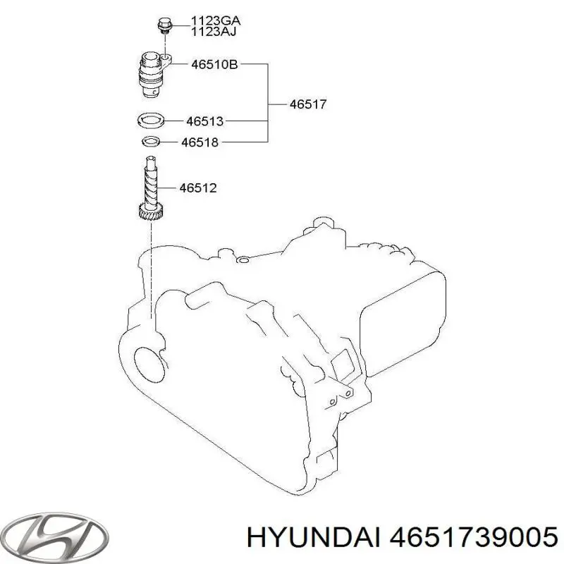 4651739005 Hyundai/Kia sensor de velocidad