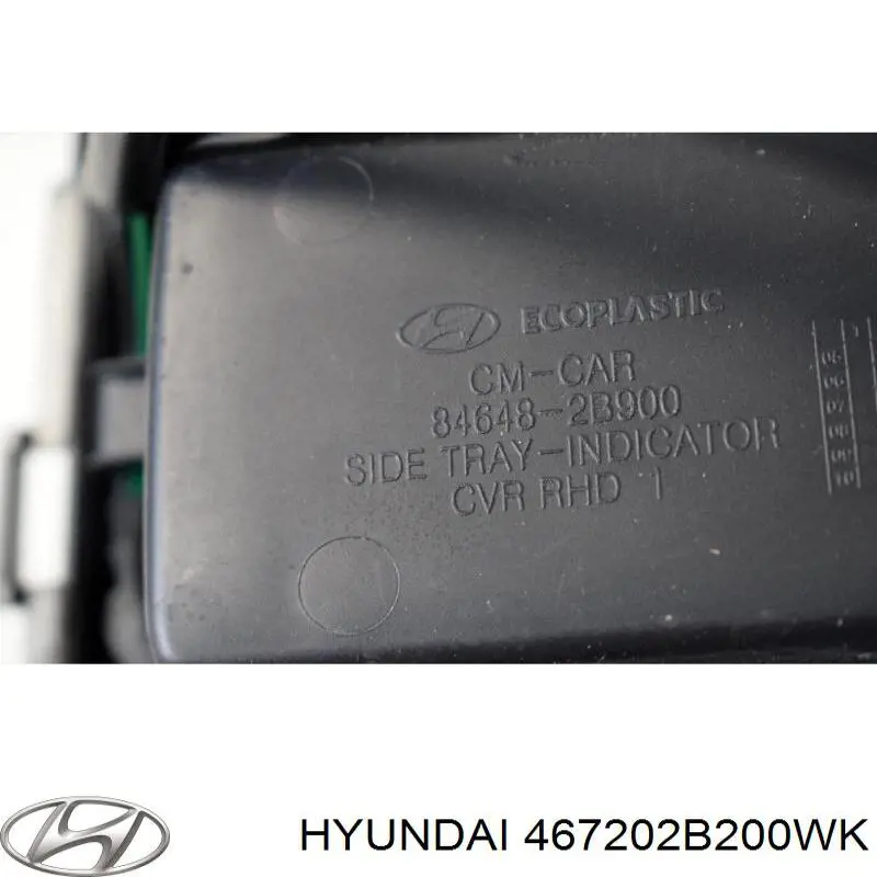 467202B200WK Hyundai/Kia pomo de palanca de cambios