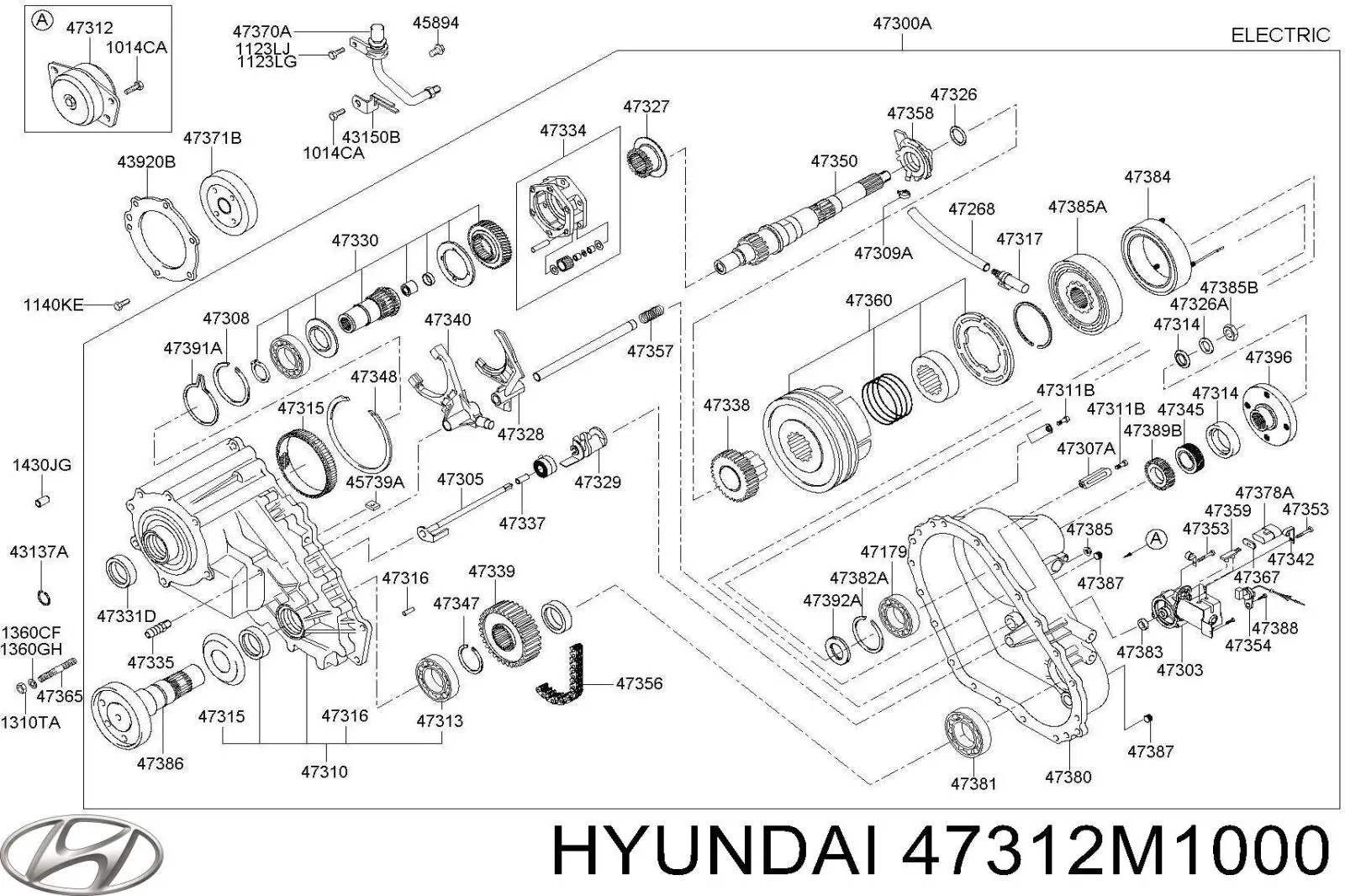 47312M1000 Hyundai/Kia