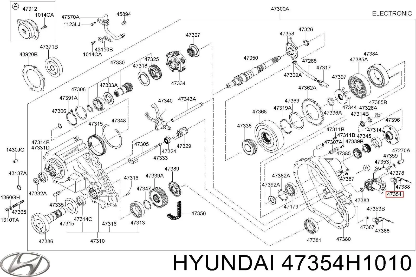 Sensor velocimetro para Hyundai Terracan (HP)