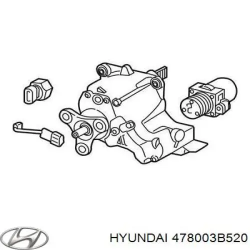 478003B520 Hyundai/Kia soporte para el eje delantero