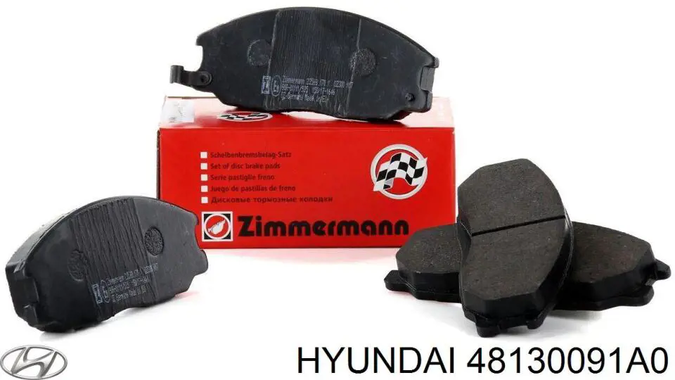 Comprar 48130091A0 Hyundai/Kia Pastillas delanteras de freno