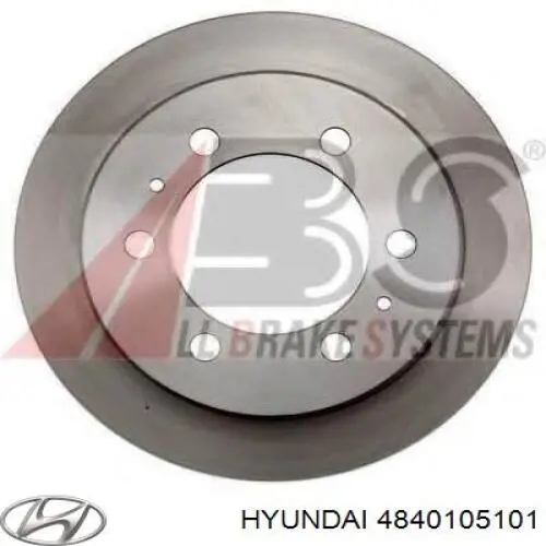 Comprar 4840105101 Hyundai/Kia Disco de freno trasero