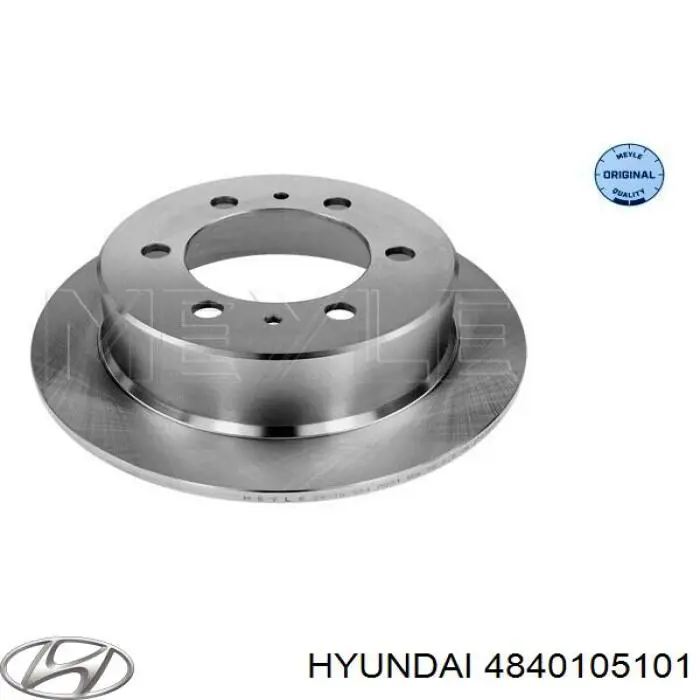 4840105101 Hyundai/Kia Freno de disco trasero