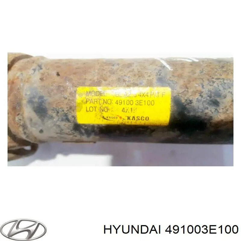 Comprar 491003E100 Hyundai/Kia Árbol de transmision delantero