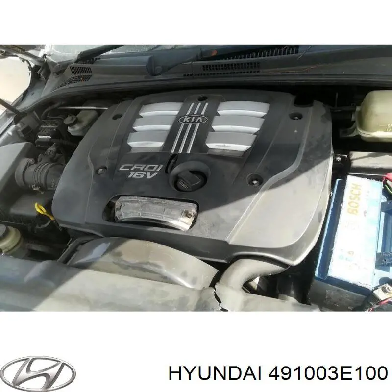 Árbol de transmision delantero 491003E100 Hyundai/Kia