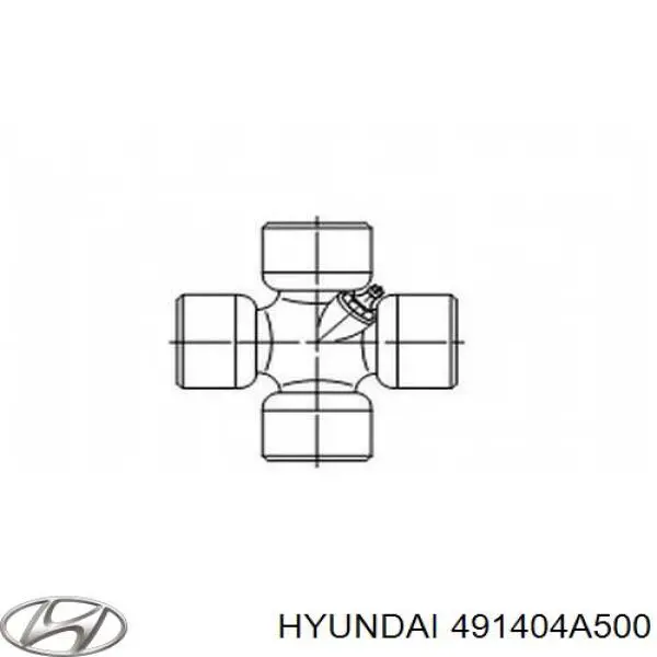 491404A500 Hyundai/Kia cruceta de árbol de cardán trasero