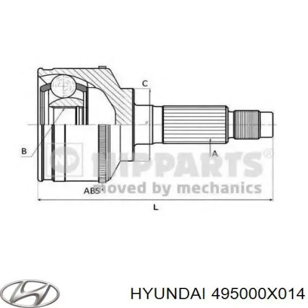 495000X014 Hyundai/Kia