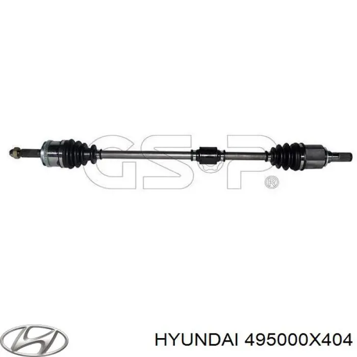 Semieje delantero izquierdo Hyundai/Kia 495000X404 precio, desde 94,26 EUR