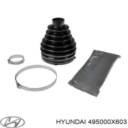 495000X603 Hyundai/Kia fuelle, árbol de transmisión delantero exterior