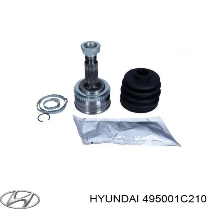 495001C212 Hyundai/Kia árbol de transmisión delantero derecho