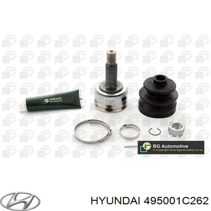 495001C262 Hyundai/Kia árbol de transmisión trasero derecho