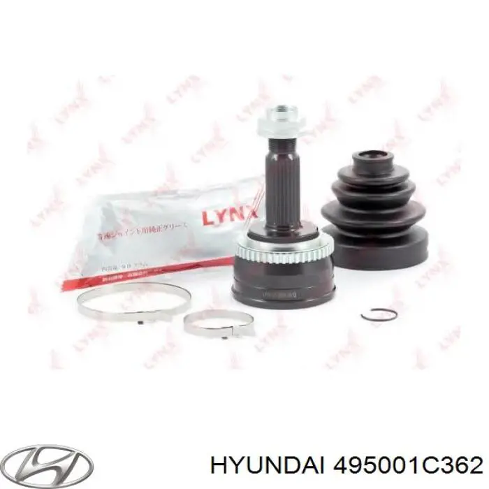 495001C362 Hyundai/Kia árbol de transmisión delantero derecho