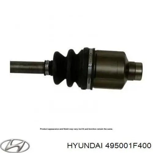 495001F400 Hyundai/Kia árbol de transmisión delantero derecho