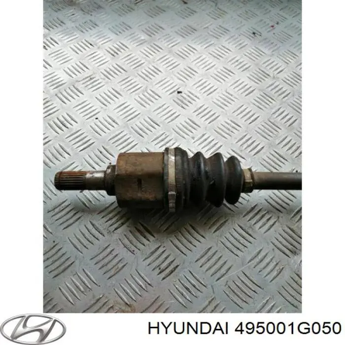 Semieje delantero derecho Hyundai/Kia 495001G050 precio, desde 46,85 EUR