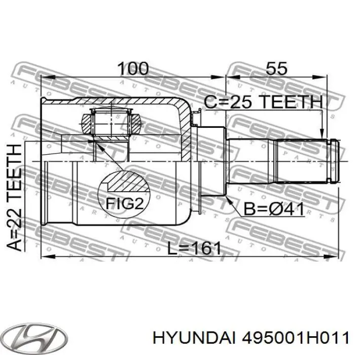 495001H011 Hyundai/Kia