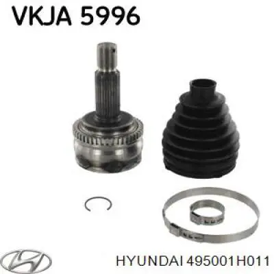 Comprar 495001H011 Hyundai/Kia Semieje delantero derecho