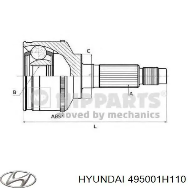 495001H110 Hyundai/Kia