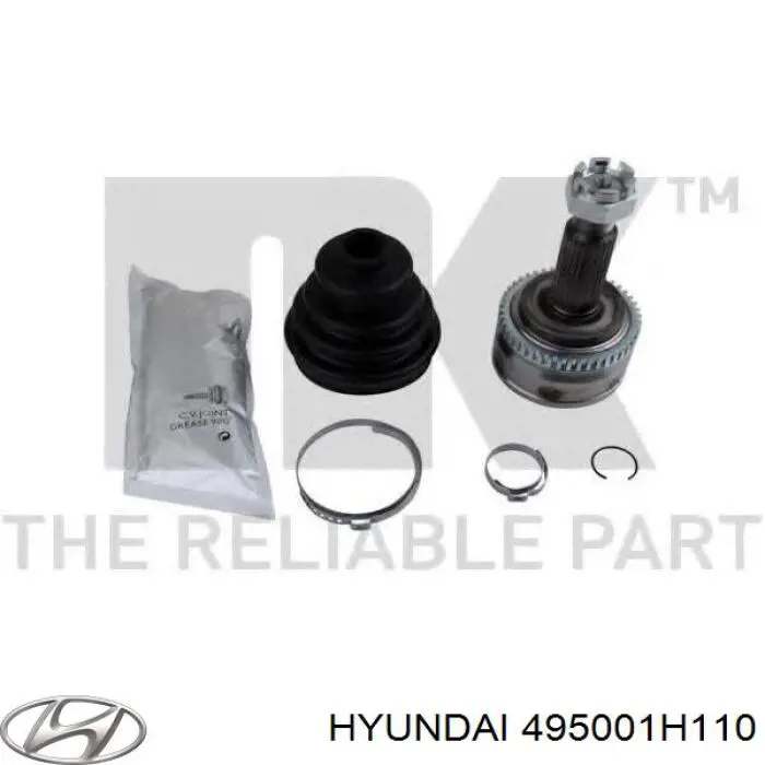 Comprar 495001H110 Hyundai/Kia Semieje delantero derecho